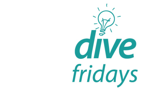 Deep Dive Fridays Logo Reversed