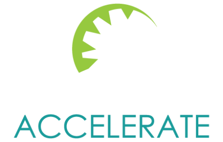 Venture Accelerate Logo Reversed