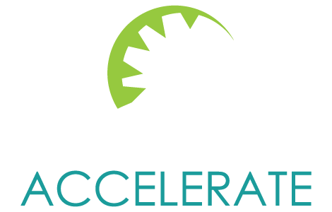 Venture Accelerate Logo Reversed